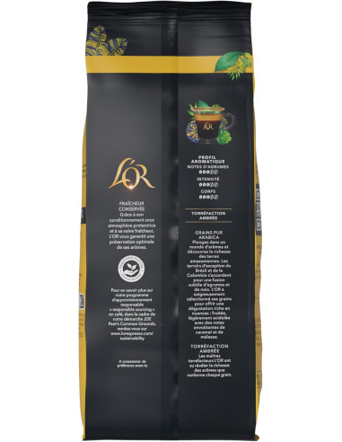 L’OR Terres d’Amazonie Café en Grains - 500 g