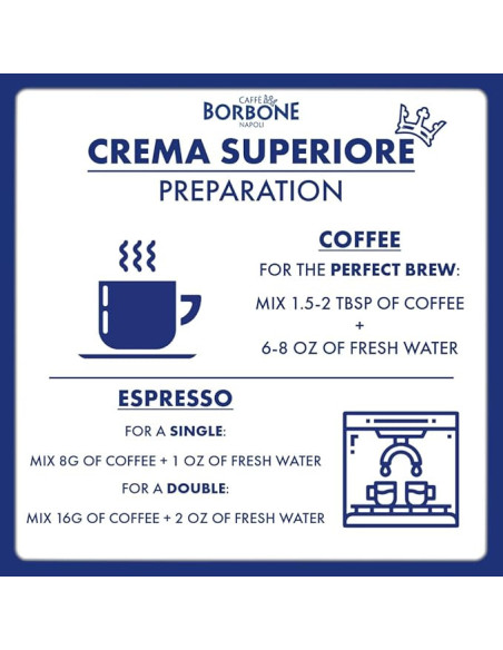 Café en grains Borbone Crema Superior - 1kg