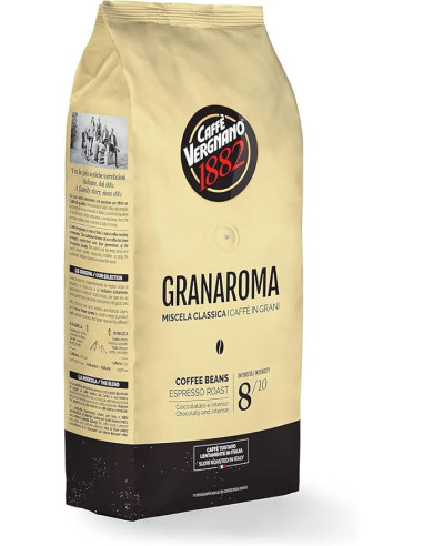 Café en grains Vergnano Grand Aroma - 6x1kg - Café Dosette