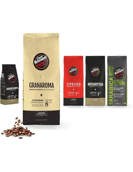 Café en grains Vergnano Grand Aroma - 6x1kg - Café Dosette