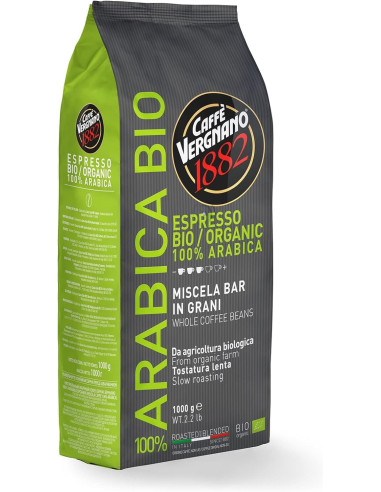 Café en grains Vergnano 100% Arabica Bio - 1kg