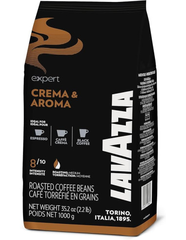 Café en grains Lavazza Crema & Aroma - 6x1kg - Café Dosette
