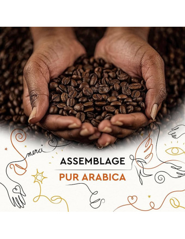 Café en grains Carte Noire Grains Solidaires - 500g - Café Dosette