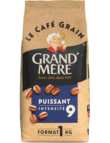 GRAND MERE CAFE GRAINS 1 KG PUISSANT