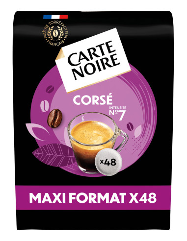 Senseo® CARTE NOIRE - Corsé N°7 - 48 dosettes - Dosettes Senseo® - Carte Noire