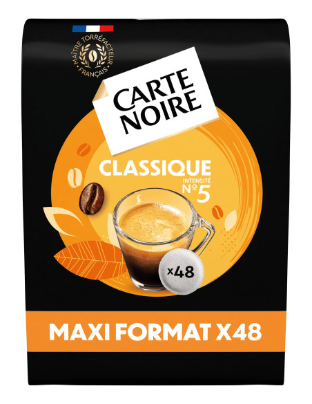 Senseo® CARTE NOIRE - Classique N°5 - 48 dosettes - Dosettes Senseo® - Carte Noire