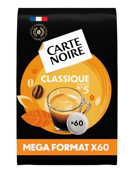 Senseo® CARTE NOIRE - Classique N°5 - 60 dosettes - Dosettes Senseo® - Carte Noire