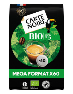 Senseo® CARTE NOIRE - Bio Classique N°5 - 60 dosettes - Dosettes Senseo® - Carte Noire