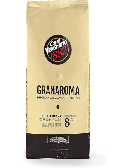Café en grains Vergnano Grand Aroma - 12x1kg - Café Dosette