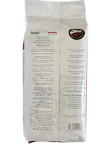 Café en grains Vergnano Intenso - 12x1kg - Café Dosette