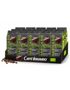 Vergnano® - Café en grains - 100% Arabica Bio - 12x1kg