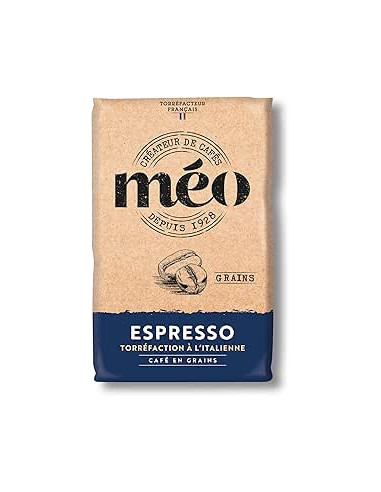 Café en grains Méo Espresso Torréfaction à l’italienne 1Kg