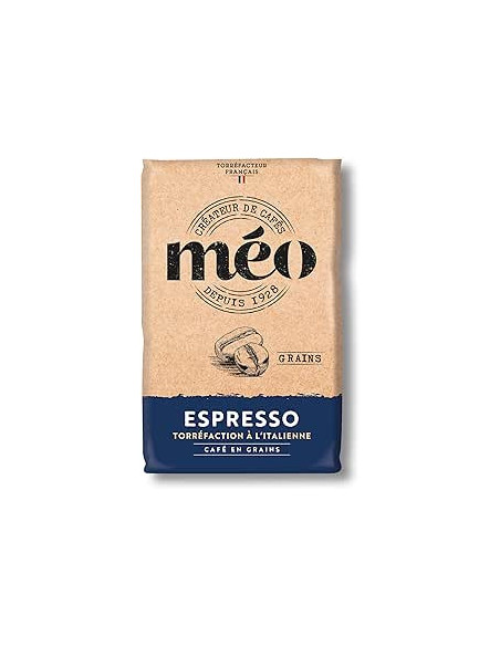 Café en grains Méo Espresso Torréfaction à l’italienne 1Kg