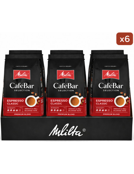 Café en Grains  Melitta CaféBar Espresso classic - 6x1 kg