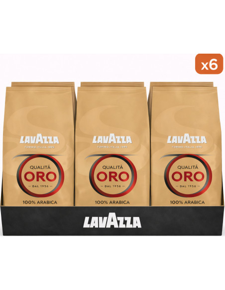 Café en grains Lavazza Qualita Oro - 6x1kg - Café en grain - Lavazza