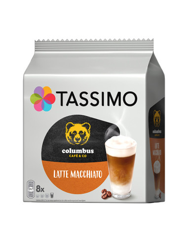Tassimo® Columbus – Latte Macchiato – 8 dosettes