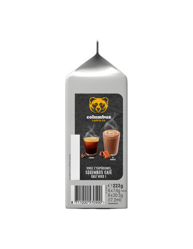 Tassimo Columbus Latte Macchiato Pack 5 x 8 dosettes (40 boissons) | Café au lait XL