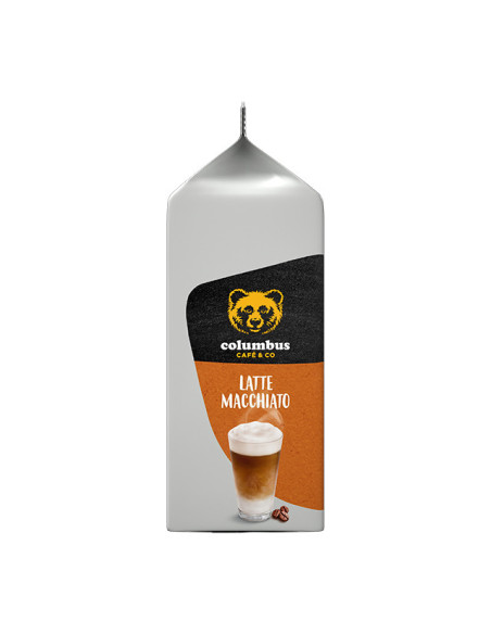Tassimo Columbus Latte Macchiato Pack 5 x 8 dosettes (40 boissons) | Café au lait XL