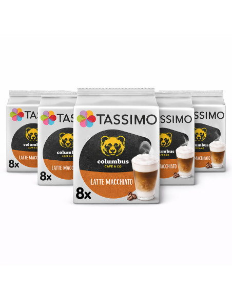 Tassimo Columbus  Latte Macchiato Pack  5 paquets