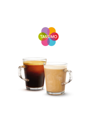 Tassimo Café au Lait Pack 5 x 21 dosettes – Café au lait crémeux Tassimo pas cher