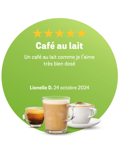 Tassimo Café au Lait Pack 5 x 21 dosettes – Café au lait crémeux Tassimo pas cher
