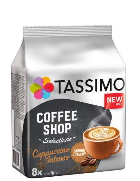 Tassimo Coffee Shop - Cappuccino Intenso - 8 dosettes - Café Dosette