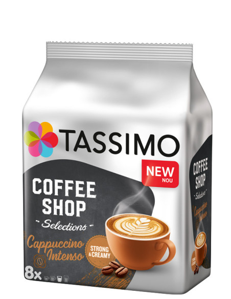 Tassimo Coffee Shop - Cappuccino Intenso - 8 dosettes - Café Dosette