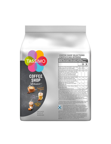 Tassimo Coffee Shop - Cappuccino Intenso - 8 dosettes - Café Dosette