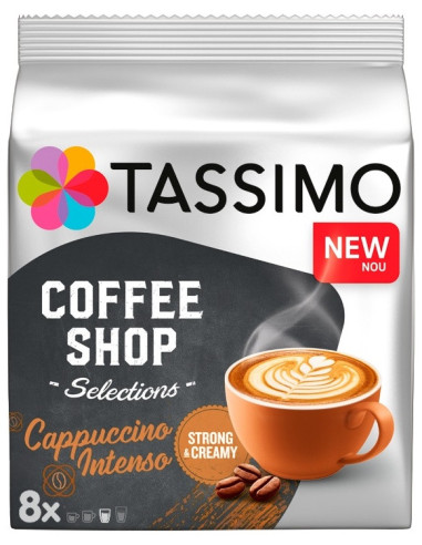 Tassimo Coffee Shop Cappuccino Intenso face