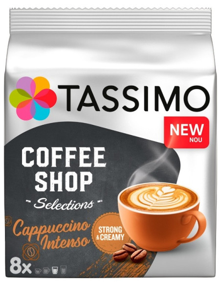 Tassimo Coffee Shop Cappuccino Intenso face