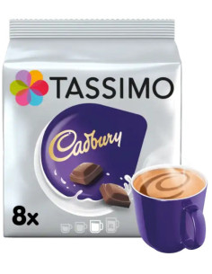 Tassimo Cadbury Hot Chocolate - 8 dosettes - Café Dosette
