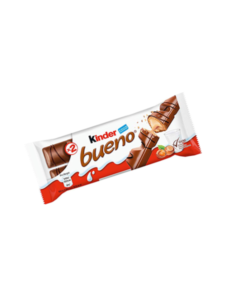 KINDER BUENO 43G - Carton de 30 barres chocolatées