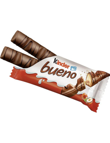 KINDER BUENO 43G - Carton de 30 barres chocolatées
