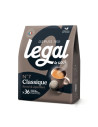 Café Legal Classique – 36 Dosettes compatibles Senseo