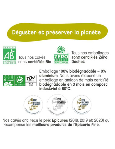 Senseo Terramoka – Arthur - Café bio corsé Senseo - 16 dosettes