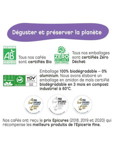 Inès Terramoka – Café bio Papouasie Senseo - 16 dosettes