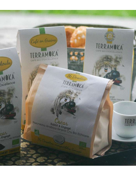 Terramoka Oscar – Café bio Éthiopie Senseo x16