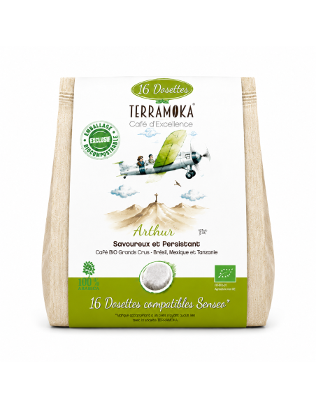 Terramoka cafe-bio-16-dosettes-compatibles-senseo-bresil-mexique-tanzanie-arthur