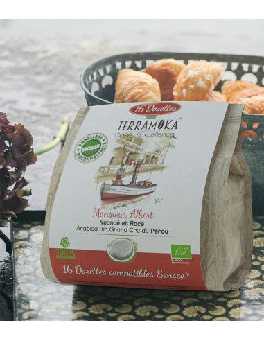 Pack Découverte Terramoka Senseo – 6 cafés bio - 96 dosettes