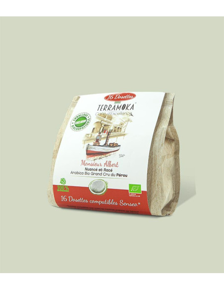 Pack Découverte Terramoka Senseo – 6 cafés bio - 96 dosettes