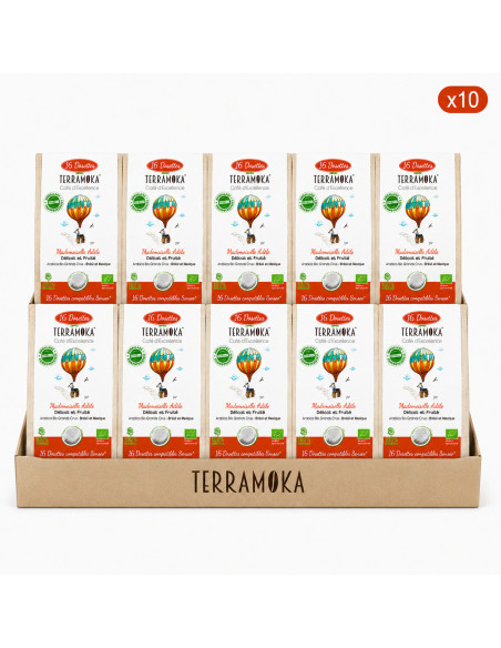 Senseo Terramoka-Mademoiselle-Adele-Bresil-Mexique-Lot-10