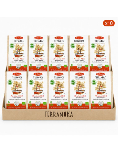 cafe-bio-16-dosettes-compatibles-senseo-perou-mr-albert X10 new