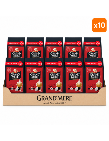 Senseo Grand'Mere Corsé Pack 54X10 - 540 dosettes