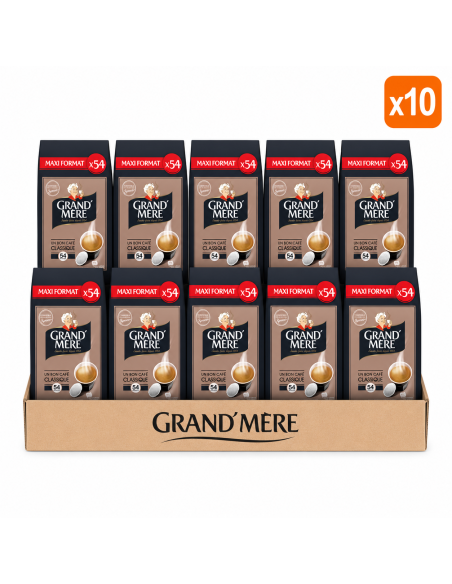 Senseo Grand'Mere Classique Pack 54X10 - 540 dosettes