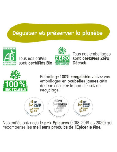 Terramoka Arthur – Grains bio 1 kg – Brésil & Tanzanie