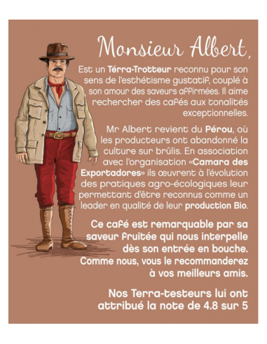 Terramoka Mr Albert – Grains bio 1 kg – Pérou
