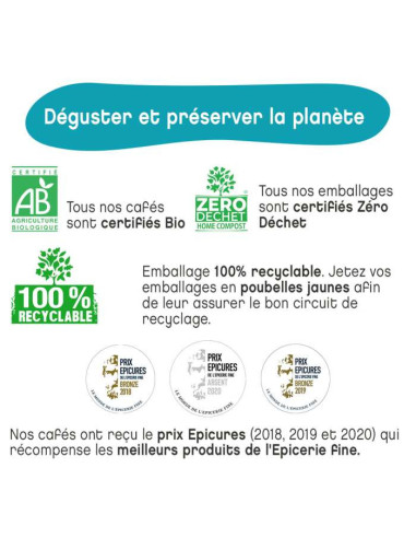 Mr Nelson Terramoka – Moulu bio 250 g – Pérou déca
