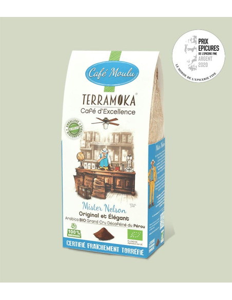 Terramoka - Nelson - 250 g moulu décaf bio