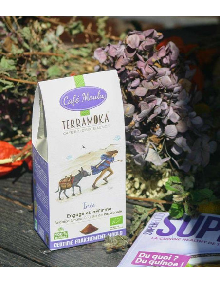 Terramoka Inès – Café bio moulu 250 g – Papouasie