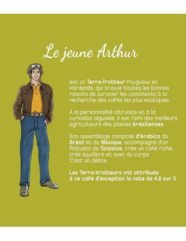 Arthur Terramoka – Moulu bio 250 g – Brésil & Tanzanie